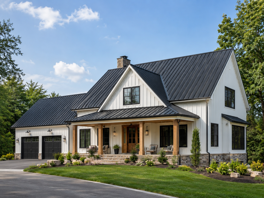 Standing Seam Metal Roof for a Westchase Family Home